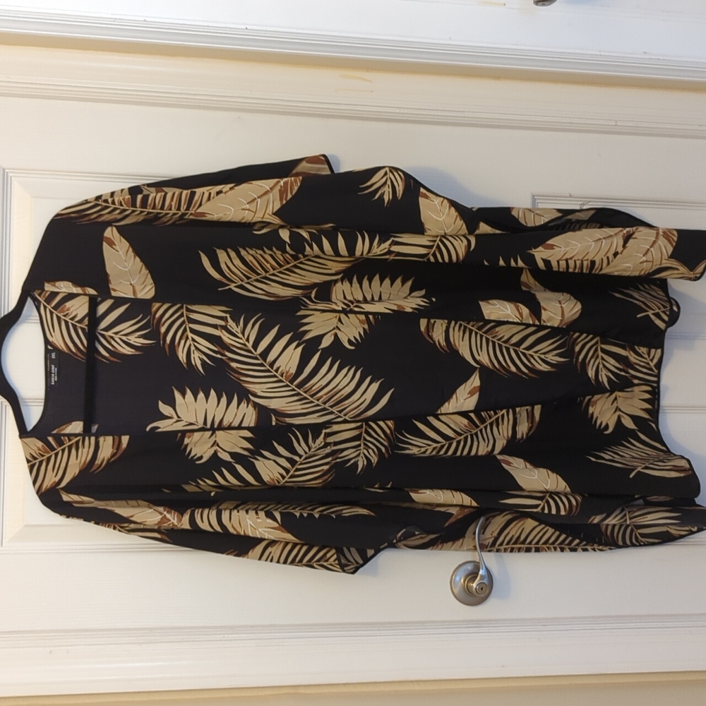 Kimono style beach coverup